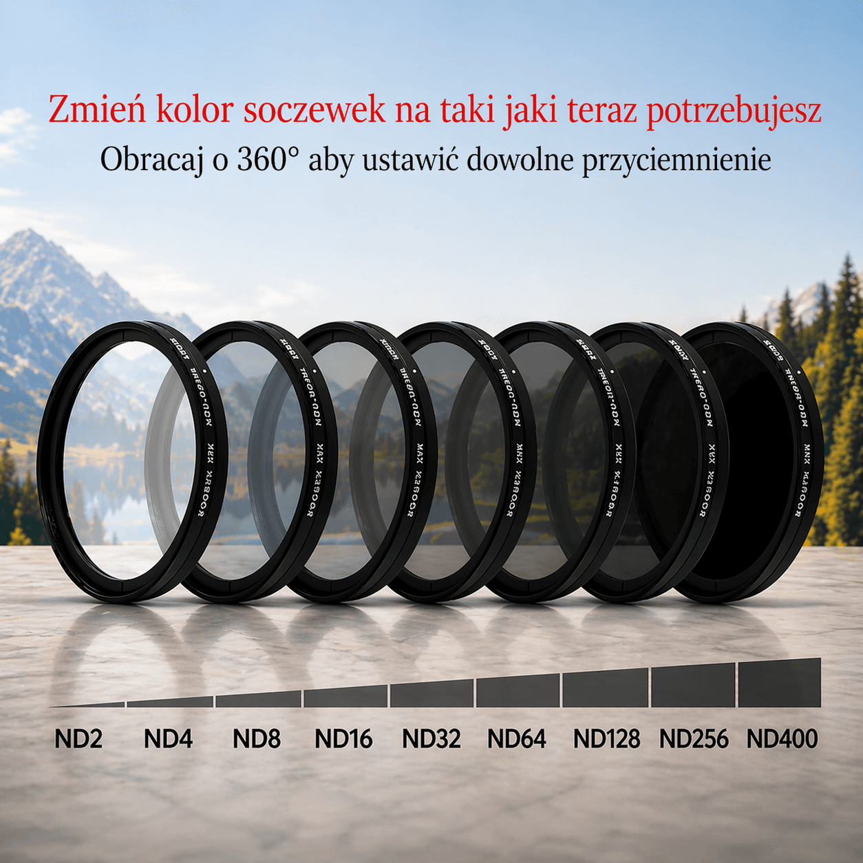 Okularsy - Przeciwsłoneczne Okulary z regulacją przyciemnienia